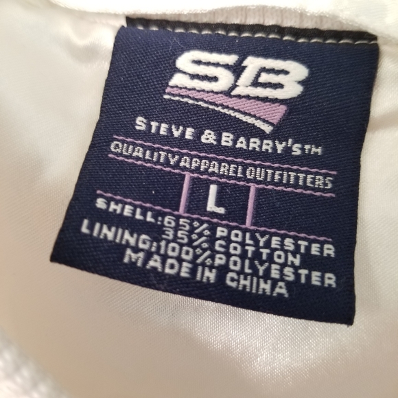 Steve and Barry's Vintage White Unicorn Bomber - Picture 3 of 5